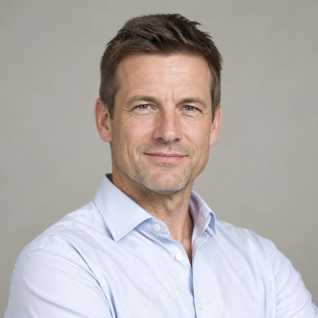 Portrait of a man in a shirt